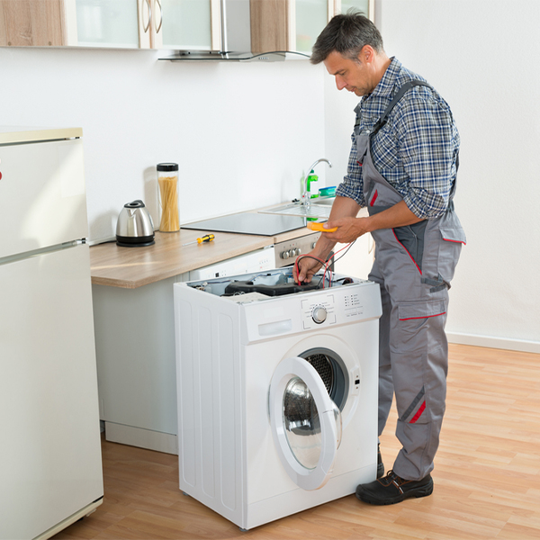 can you walk me through the steps of troubleshooting my washer issue in Burnsville NC